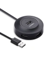 UGREEN CR106 Hub Adapter 4in1, 4xUSB, 1m (black)