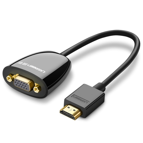 Kup UGREEN MM105 HDMI-VGA adapter, audio nélkül (fekete) - UGR611BLK - {ean13} - Sklep Home Screen