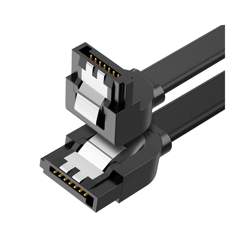 Kabel kątowy SATA UGREEN US217 0.5m (czarny)