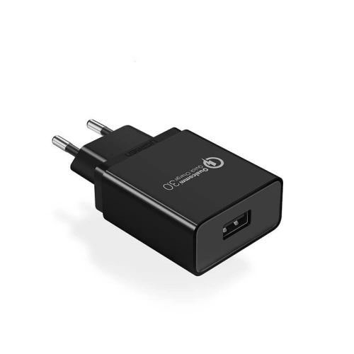 Kup Síťová nabíječka UGREEN CD122, 18W, QC 3.0, USB (černá) - UGR621BLK - {ean13} - Sklep Home Screen
