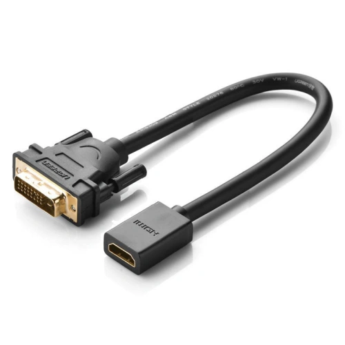 Kup DVI-zu-HDMI-Adapter UGREEN 20118, 15cm (schwarz) - UGR635BLK - {ean13} - Sklep Home Screen