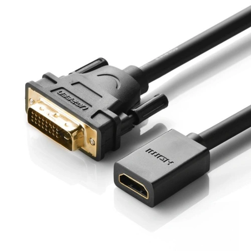 Kup Adapter DVI do HDMI UGREEN 20118, 15cm (czarny) - UGR635BLK - {ean13} - Sklep Home Screen