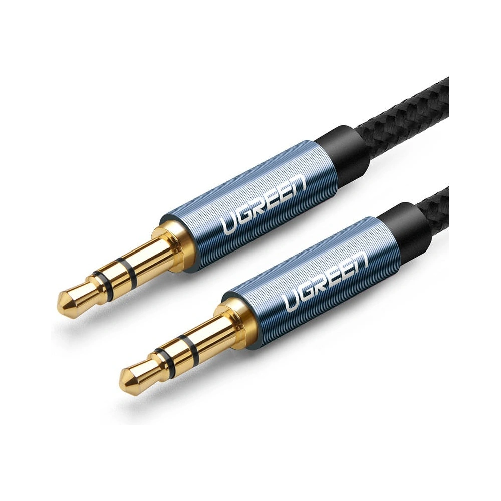 Kabel mini jack 3,5mm UGREEN AV112, AUX, 1m (niebieski)
