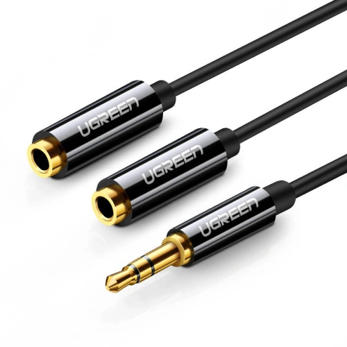 Kup Audio splitter AUX kabel jack 3,5 mm UGREEN AV123, 25cm (černý) - UGR643BLK - {ean13} - Sklep Home Screen