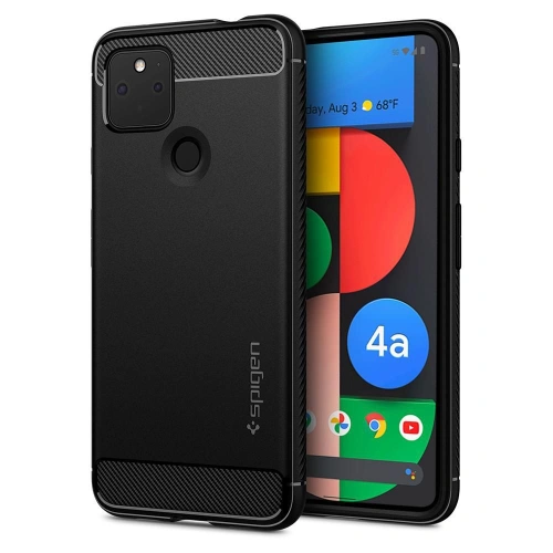 Kup Spigen Gehäuse Rugged Armor Google Pixel 4a 5G Matt Schwarz - SPN1548BLK - {ean13} - Sklep Home Screen