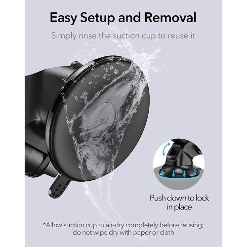 Kup ESR Autohalterung HaloLock Magnetic MagSafe Vent Autohalterung Schwarz - ESR303BLK - {ean13} - Sklep Home Screen