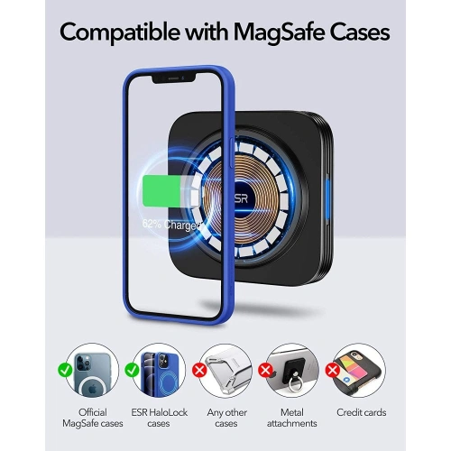 Kup ESR Autohalterung HaloLock Magnetic MagSafe Vent Autohalterung Schwarz - ESR303BLK - {ean13} - Sklep Home Screen
