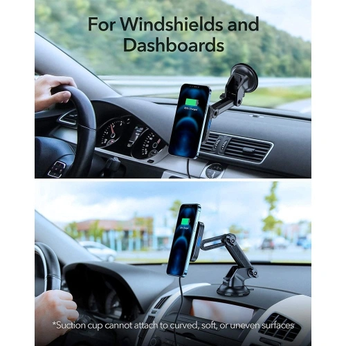 Kup Uchwyt samochodowy ESR HaloLock Magnetic MagSafe Vent Car Mount Black - ESR303BLK - {ean13} - Sklep Home Screen