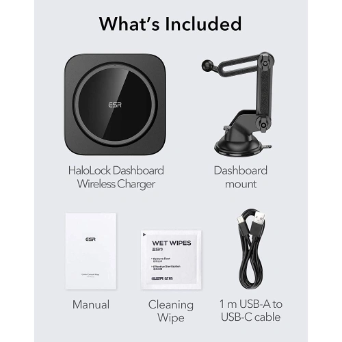 Kup Upevnění do auta ESR HaloLock Magnetic MagSafe Vent Car Mount Černé - ESR303BLK - {ean13} - Sklep Home Screen