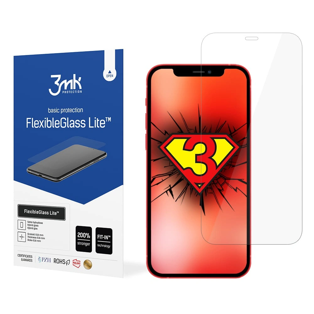 Szkło hybrydowe 3MK FlexibleGlass Lite Apple iPhone 12/12 Pro