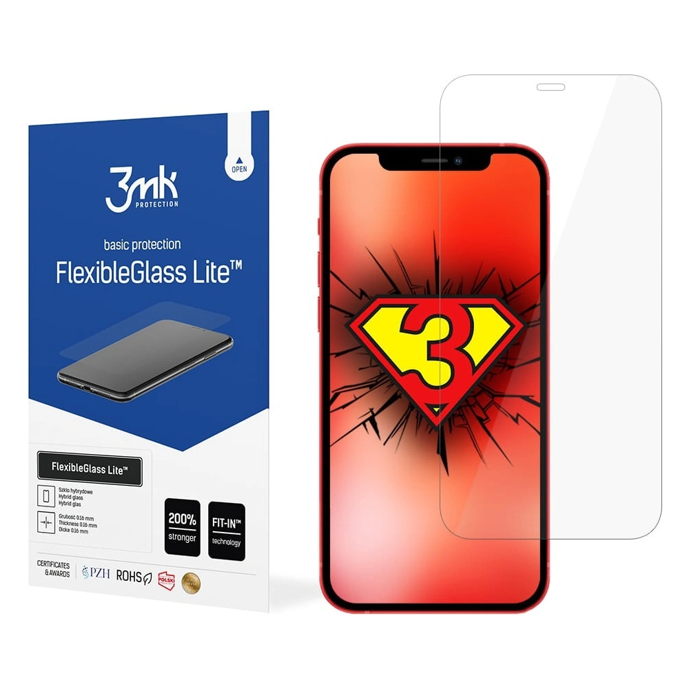 Szkło hybrydowe 3MK FlexibleGlass Lite Apple iPhone 12 Pro Max