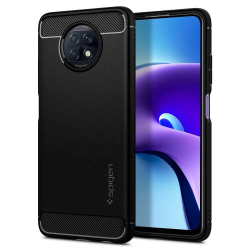 Kup Etui Spigen Rugged Armor Redmi Note 9T Matt Fekete - SPN1549BLK - {ean13} - Sklep Home Screen