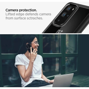 Kup Etui Spigen Ultra Hybrid OnePlus 9 Pro Matná Černá - SPN1550BLK - {ean13} - Sklep Home Screen