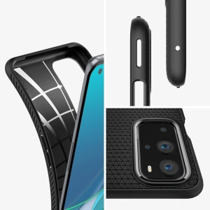 Kup Etui Spigen Liquid Air OnePlus 9 Pro Matná Černá - SPN1551BLK - {ean13} - Sklep Home Screen