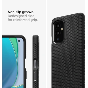 Kup Etui Spigen Liquid Air OnePlus 9 Matte Black - SPN1552BLK - {ean13} - Sklep Home Screen