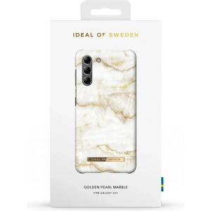 Etui iDeal of Sweden Fashion Samsung Galaxy S21 (Golden Pearl Marble)