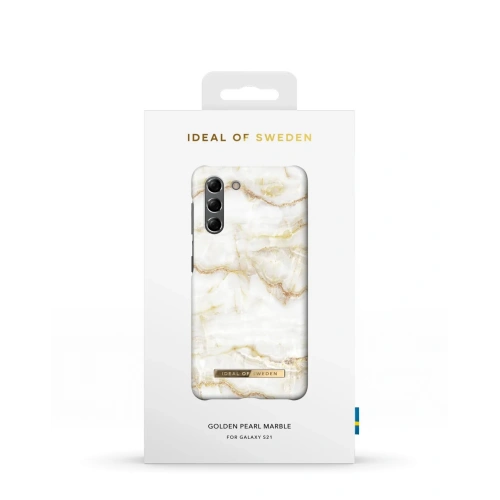 Etui iDeal of Sweden Fashion Samsung Galaxy S21 (Golden Pearl Marble)