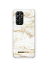 Etui iDeal of Sweden Fashion Samsung Galaxy S21 Ultra (Marmură Perlă Aurie)