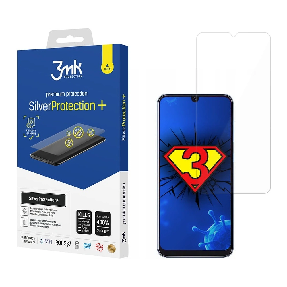 Antymikrobowa folia ochronna 3MK Silver Protect+ Samsung Galaxy A50s