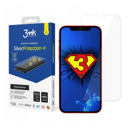 Kup Antimikrobiális védőfólia 3MK Silver Protect+ Apple iPhone X/XS - 3MK1210 - {ean13} - Sklep Home Screen