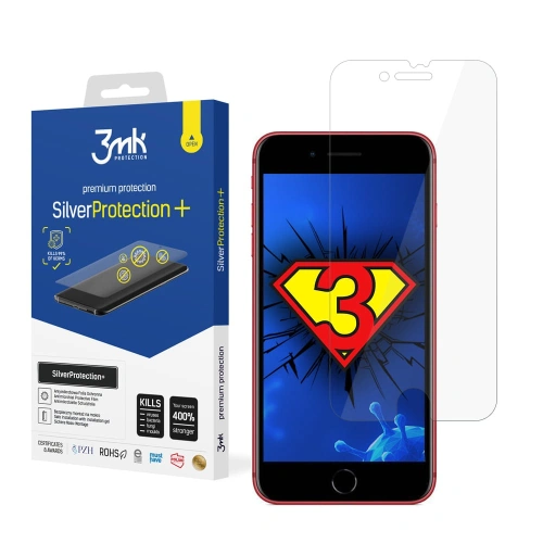Kup Antimikrobiális védőfólia 3MK Silver Protect+ Apple iPhone 8 Plus - 3MK1209 - {ean13} - Sklep Home Screen