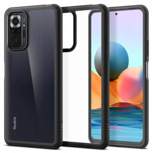 Kup Etui Spigen Ultra Hybrid Redmi Note 10 Pro Matte Black - SPN1557BLK - {ean13} - Sklep Home Screen