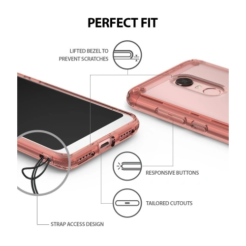 Kup Etui Ringke Fusion Xiaomi Redmi 5 Plus Rose Gold - RGK669RS - {ean13} - Sklep Home Screen