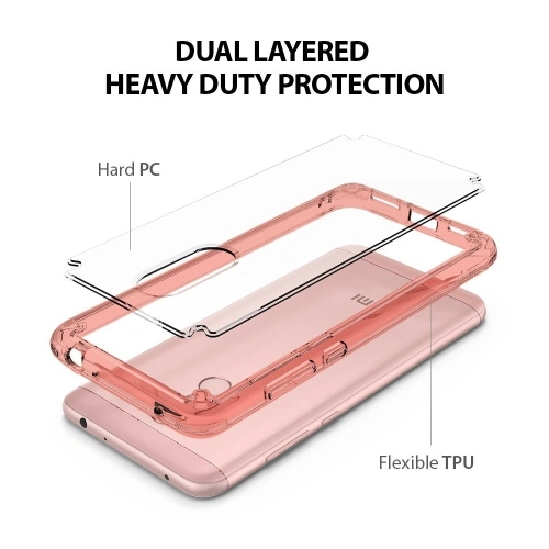 Kup Etui Ringke Fusion Xiaomi Redmi 5 Plus Rose Gold - RGK669RS - {ean13} - Sklep Home Screen