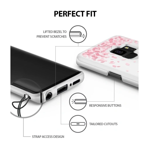 Kup Case Ringke Slim Cherry Blossom Samsung Galaxy S9 Weiß - RGK676WHT - {ean13} - Sklep Home Screen