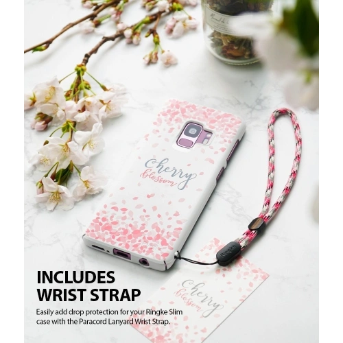 Kup Case Ringke Slim Cherry Blossom Samsung Galaxy S9 Weiß - RGK676WHT - {ean13} - Sklep Home Screen
