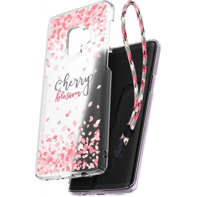 Etui Ringke Slim Cherry Blossom Samsung Galaxy S9 Mist Clear