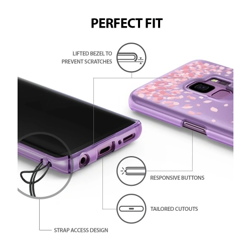 Kup Etui Ringke Slim Cherry Blossom Samsung Galaxy S9 Mist Clear - RGK677MCL - {ean13} - Sklep Home Screen