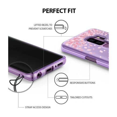 Kup Etui Ringke Slim Cherry Blossom Samsung Galaxy S9 Plus Mist Clear - RGK681MCL - {ean13} - Sklep Home Screen
