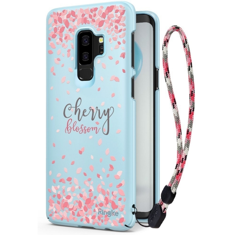 Etui Ringke Slim Cherry Blossom Samsung Galaxy S9 Plus Sky Blue