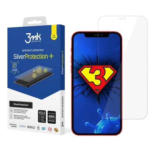 Kup Antimikrobiális védőfólia 3MK Silver Protect+ Apple iPhone 12 mini - 3MK1205 - {ean13} - Sklep Home Screen