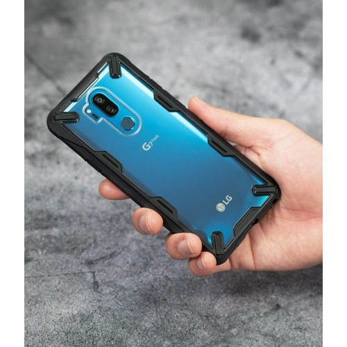 Kup Etui Ringke Fusion-X LG G7 ThinQ Black - RGK694BLK - {ean13} - Sklep Home Screen