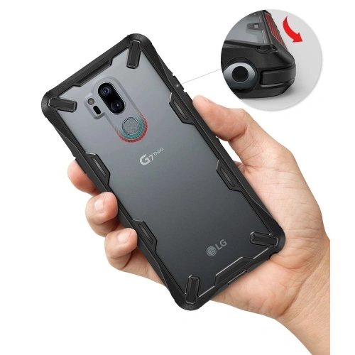 Kup Etui Ringke Fusion-X LG G7 ThinQ Black - RGK694BLK - {ean13} - Sklep Home Screen