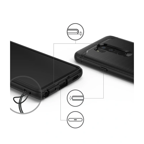 Kup Etui Ringke Onyx LG G7 ThinQ Fekete - RGK69BLK - {ean13} - Sklep Home Screen