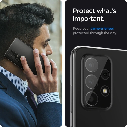 Kup Spigen Samsung Gehärtetes Kameraglas Optik Kameraobjektiv Galaxy A52/A52s Schwarz - SPN1558BLK - {ean13} - Sklep Home Screen