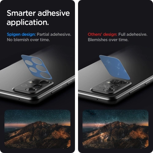 Kup Spigen Samsung Gehärtetes Kameraglas Optik Kameraobjektiv Galaxy A52/A52s Schwarz - SPN1558BLK - {ean13} - Sklep Home Screen