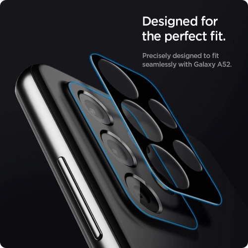 Kup Spigen Samsung Gehärtetes Kameraglas Optik Kameraobjektiv Galaxy A52/A52s Schwarz - SPN1558BLK - {ean13} - Sklep Home Screen