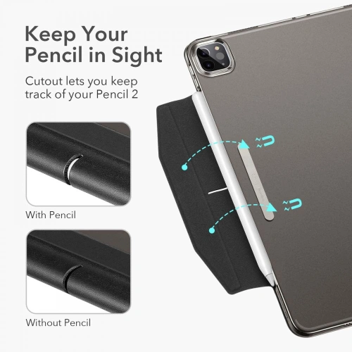 Kup Etui ESR Ascend Trifold Apple iPad Pro 11 2020/2021 (2. és 3. generáció) Jelly Black - ESR305BLK - {ean13} - Sklep Home Screen