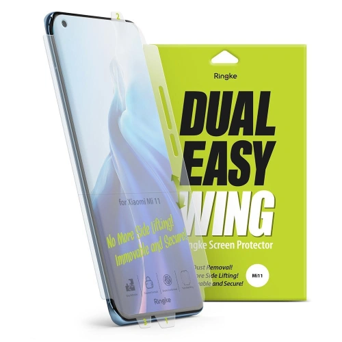 Kup Folia hydrogel Ringke Dual Easy Wing Full Cover Xiaomi Mi 11 [2 PACK] - RGK1389 - {ean13} - Sklep Home Screen