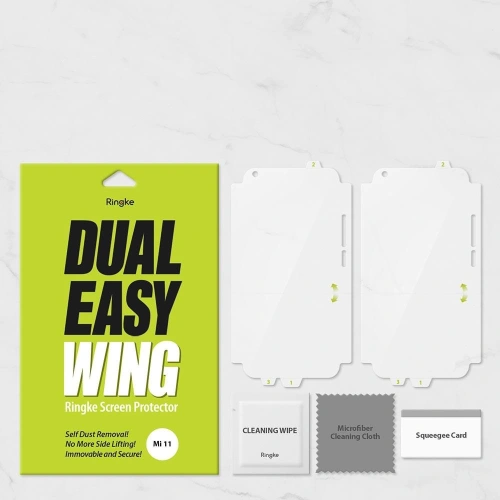 Buy Ringke Dual Easy Wing Full Cover Xiaomi Mi 11 [2 PACK] - RGK1389 - {ean13} - Home Screen Store Europe