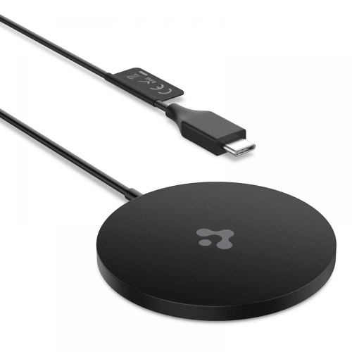 Kup Încărcător wireless Spigen PowerArc PF009 Magnetic MagSafe Wireless Charger 7.5W Negru - SPN1561BLK - {ean13} - Sklep Home Screen