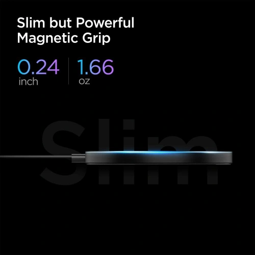 Kup Încărcător wireless Spigen PowerArc PF009 Magnetic MagSafe Wireless Charger 7.5W Negru - SPN1561BLK - {ean13} - Sklep Home Screen
