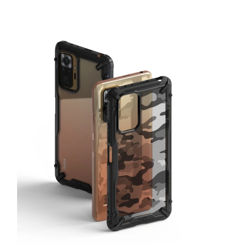Kup Etui Ringke Fusion-X Design Redmi Note 10 Pro Camo (Moro) Fekete - RGK1388MBL - {ean13} - Sklep Home Screen