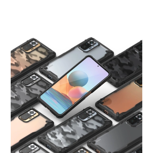 Kup Etui Ringke Fusion-X Design Redmi Note 10 Pro Camo (Moro) Fekete - RGK1388MBL - {ean13} - Sklep Home Screen