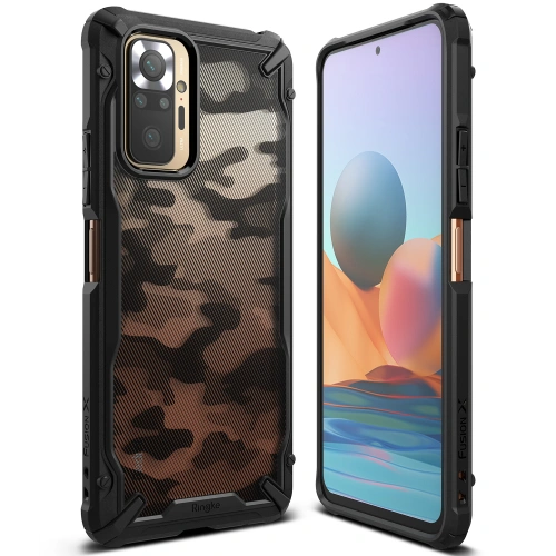 Kup Etui Ringke Fusion-X Design Redmi Note 10 Pro Camo (Moro) Fekete - RGK1388MBL - {ean13} - Sklep Home Screen