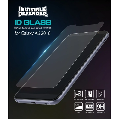 Kup Hartglas-Set Ringke ID Glass Samsung Galaxy A6 2018 0.33mm 3er-Pack - RGK709 - {ean13} - Sklep Home Screen